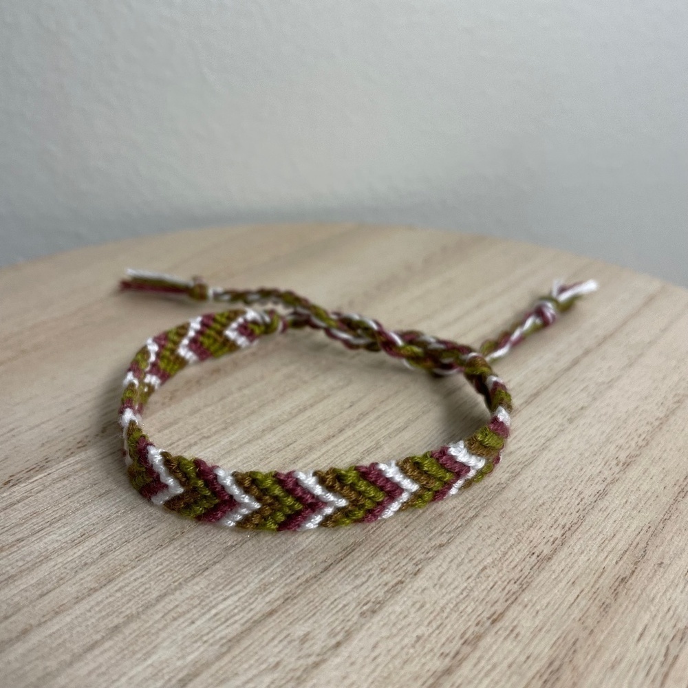 Deep Olives Woven Bracelet